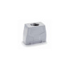 Capot 16B, Aluminium moulé sous pression, IP67, Sortie verticale, M40